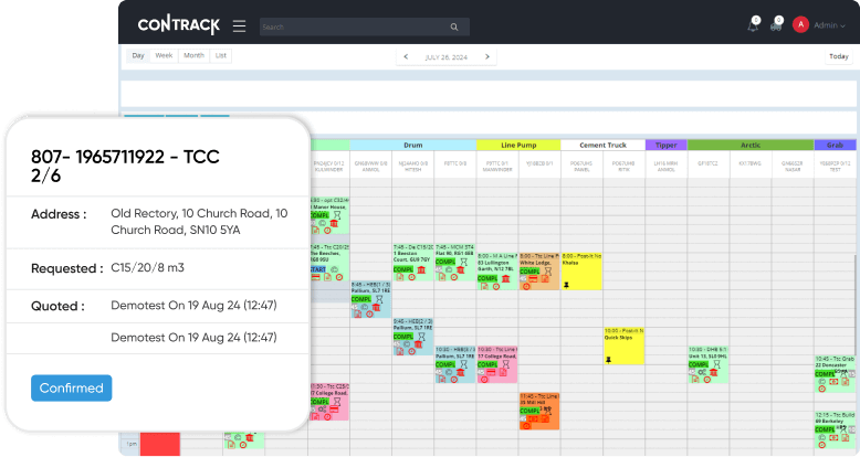 Contrack Admin Panel